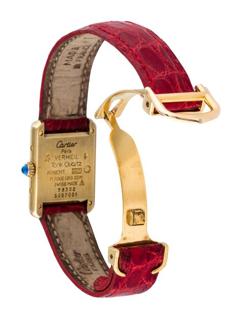 cartier tank watch straps